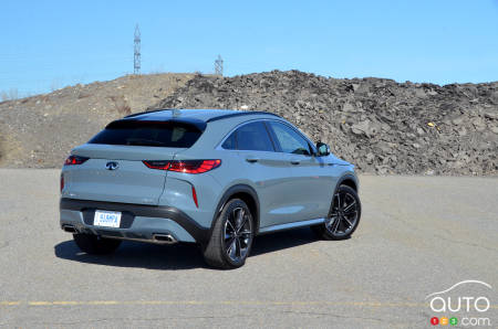 Infiniti QX55 2022, trois quarts avant